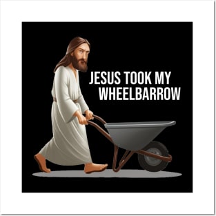 Jesus take the Wheel - Barrow Posters and Art